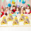 30PCS Zonnebloem Sleutelhanger Thema Gunsten Set 4