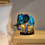 Animal Table Lamp Dyed Resin Elephant Desktop Night Light Light,3D Stained 5
