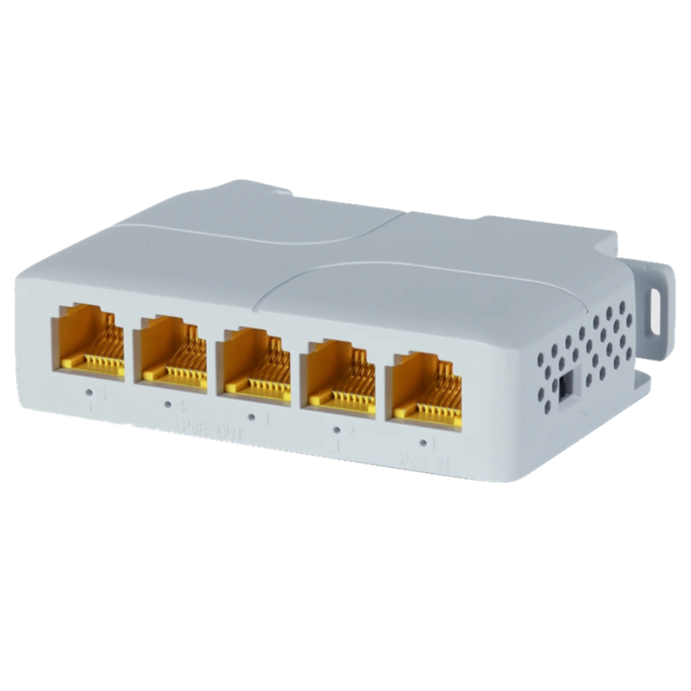 5 Port 1000Mbps Poe Extender Network Switch Repeater Support Ieee802.3af/At/Bt 100M For Nvr Ipc 4851672712533