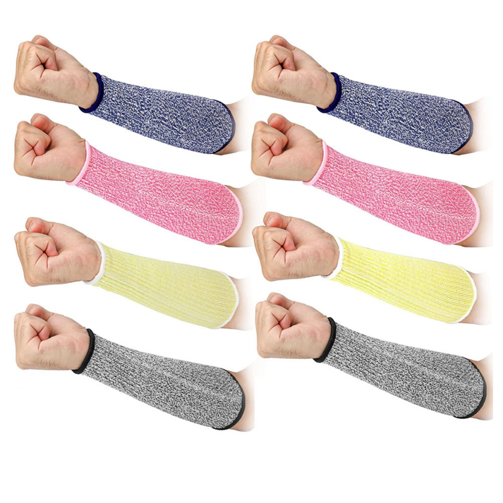 4 Pairs Arm Protectors for Thin Skin and Bruising Cut Resistant Forearm Sleeve Level 5 Burn Protection