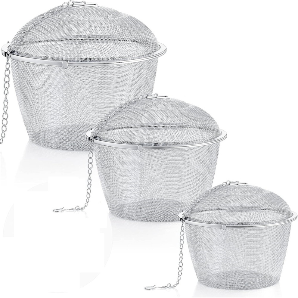 3 Pieces Ultrasonic Cleaner Baskets Cleaning Solution Parts Jewelry Steam Basket 4851672712267