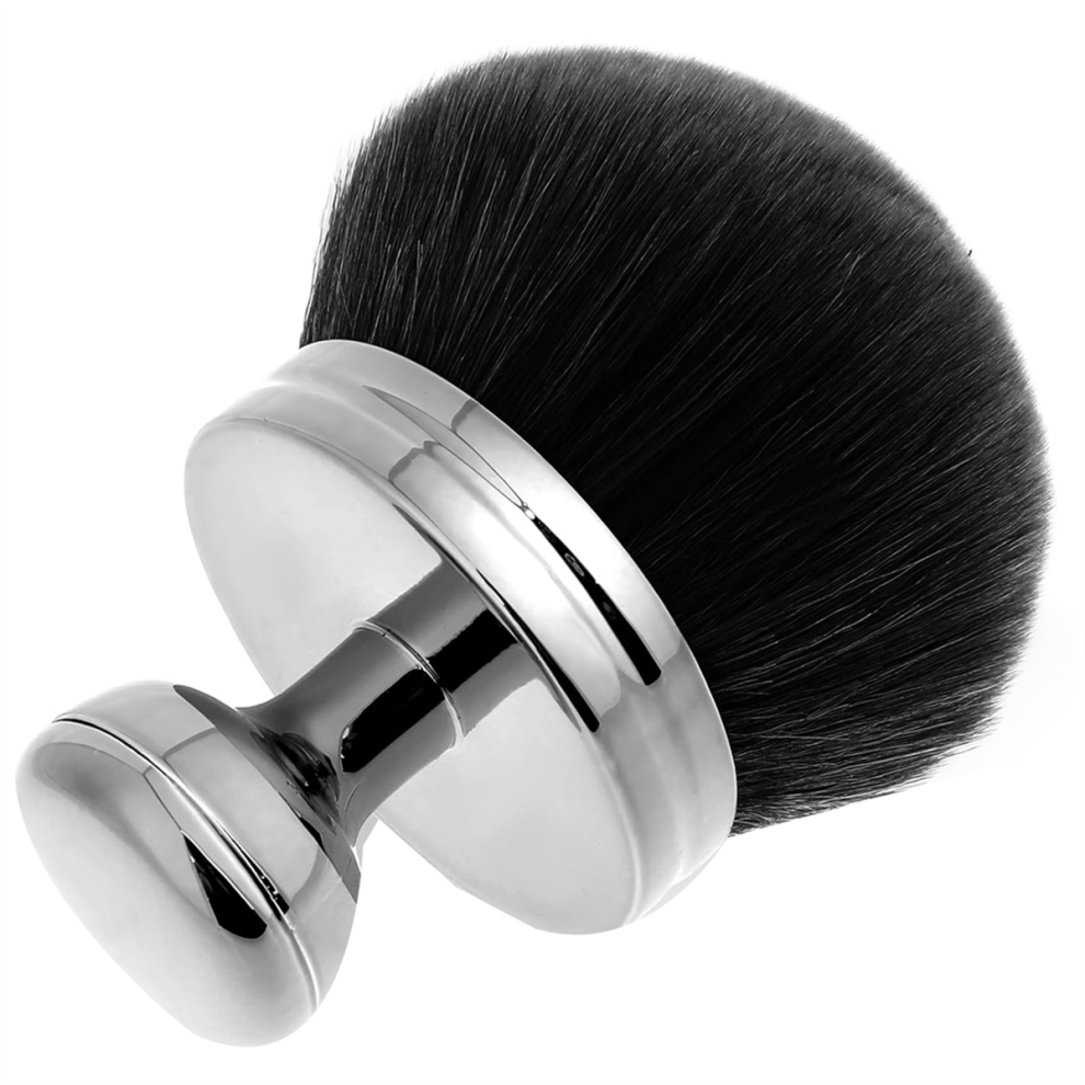 Makeup Brush for Bronze Blend Self Tan Back Applicator Provides Unblemished Application Without Streaking Silver