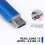 2GB USB 2.0 Flash U Disk Blue 6