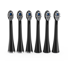 N hradn hlavice Waterpik Origin lna kompaktn velkost s krytmi pre zubn kefku Sonic-Fusion Flossing SFRB-2EB, 6 kusov, cierna