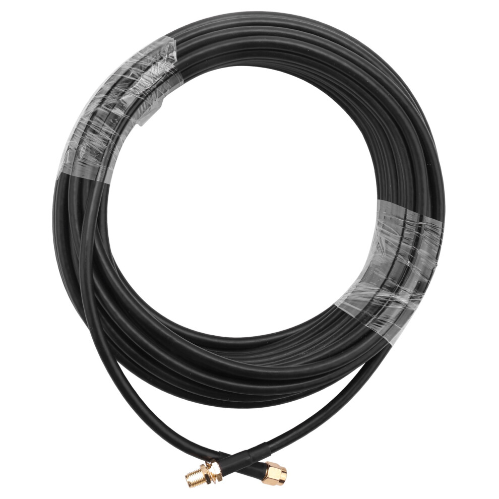 SMA WiFi Antenna Extension 10M Male to Female Low Loss RG58 Coaxial Cable Patch Lead Coax for 2G/3G/4G LTE