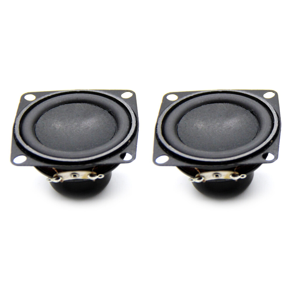 2Pcs Audio Speaker 4Ω 10W 53Mm 2 Inch Bass Multimedia Loudspeaker Diy Sound For Home Theater Black 4851672719709
