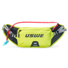 USWE Zulo Hydration Hip Pack - med organisering och sidofickor Bounce Free hftblte (2L gul)