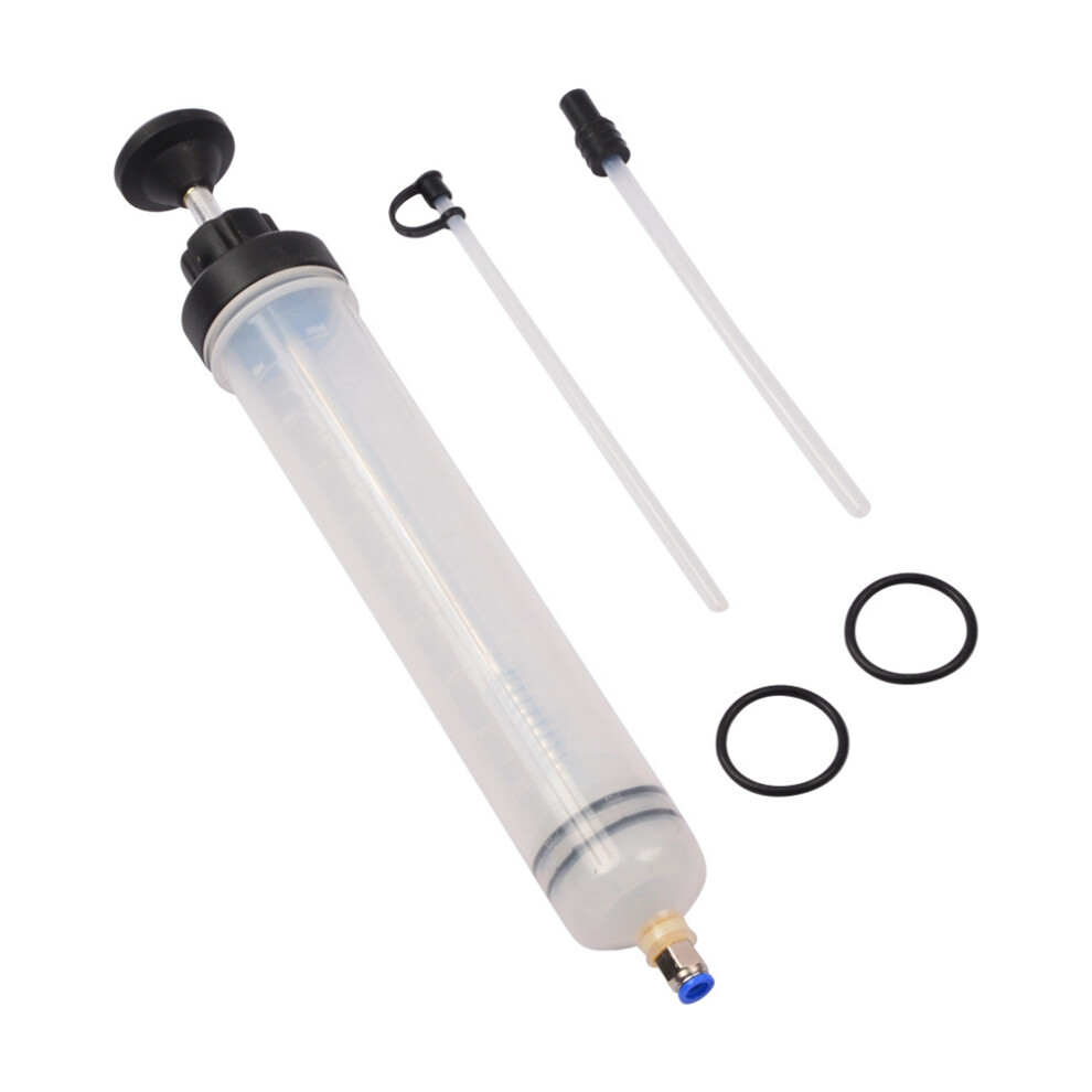 500Cc Car Brake Fluid Oil Extractor Auto Change Syringe With Hose Manual Fuel Filler Evacuator Pump 4851672719549