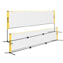 A11N 14ft Badminton Pickleball Net - Hoogte Verstelbaar voor Junior Tennis, Voetbal, Tennis & Kindervolleybal - Draagbaar voor Binnen & Buiten Spelen