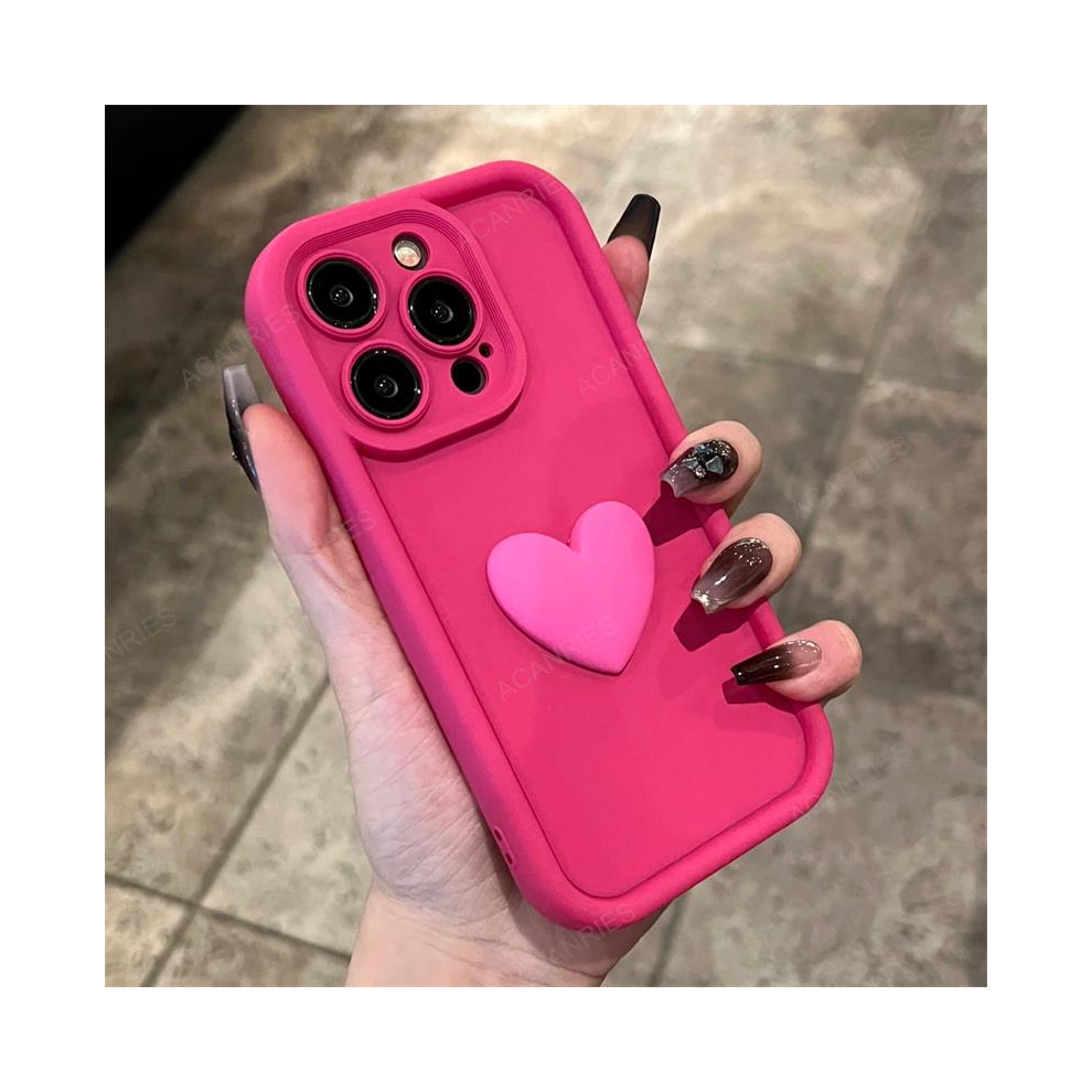 (Ax Rose, S22) A 55 35 25 15 Cute Love Heart Silicone Case For Sa 931287790400