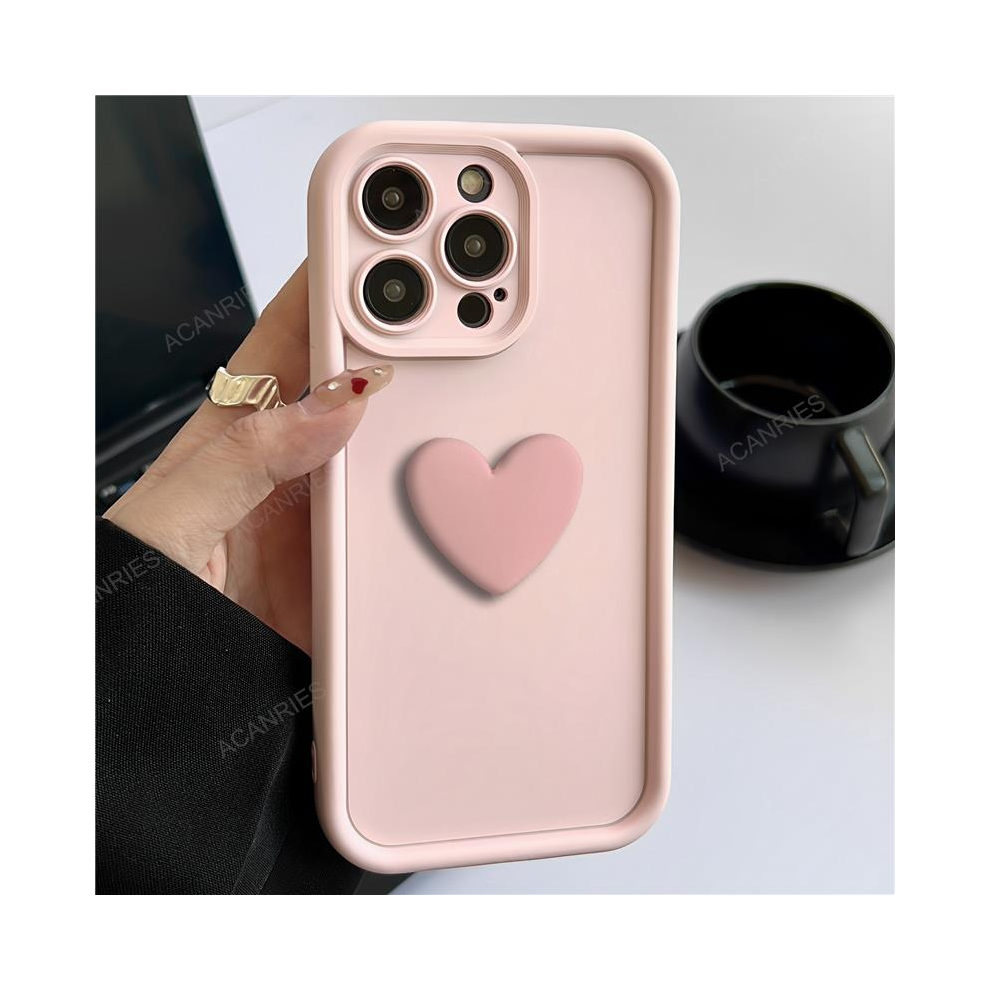(Ax Light S21) A 55 35 25 15 Cute Love Heart Silicone Case For Sa Pink 931287790721