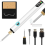 Rechargeable Thread Burner Kit for Jewelry Making,Digital Zapper Tool,Leather Craft,Sewing,Weaving & Stringing B 2