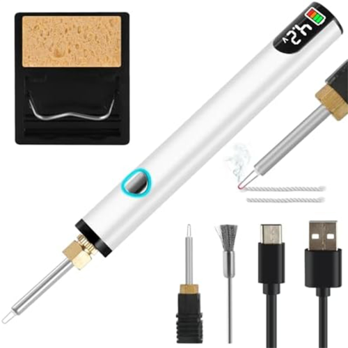 Rechargeable Thread Burner Kit for Jewelry Making,Digital Zapper Tool,Leather Craft,Sewing,Weaving & Stringing B 1
