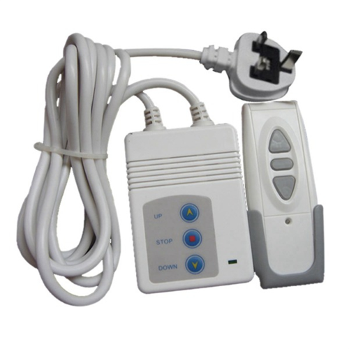 Remote Control 433MHZ Projector Screen Controller Electrical Curtain Wireless Switch Receiver UK Plug