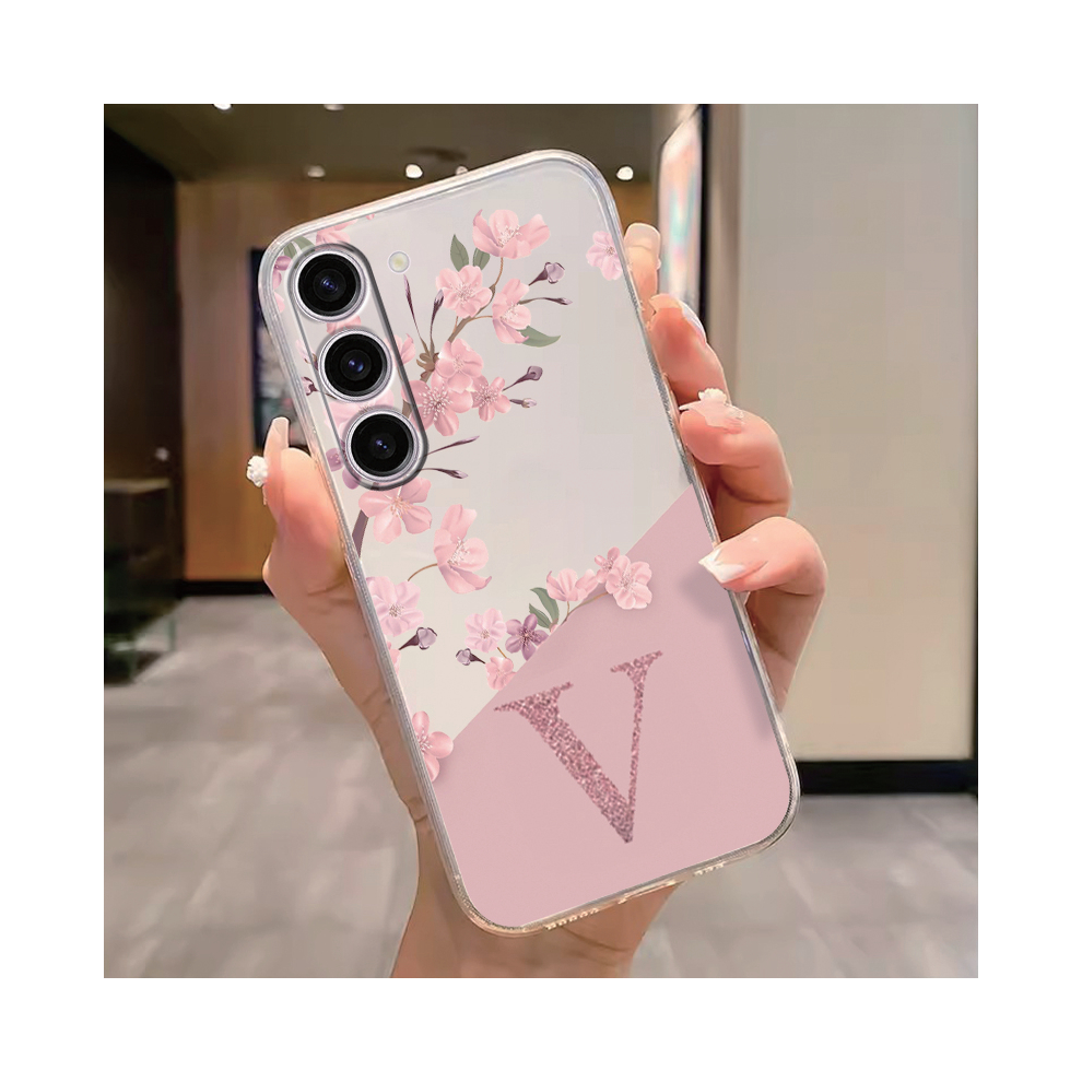 (Ktm-Zmtah23, Samsung A15 5G) For Samsung Galaxy A15 5G Clear Letter Flowers Fas 931287810542