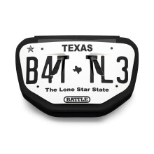 Battle Sports Texas Plate Chrome Football-R ckenplatte f r Erwachsene