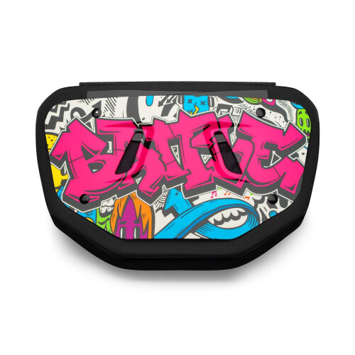 Battle Graffiti Chrome fodbold bagplade - Voksen