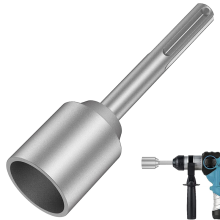 Destornillador de varilla de tierra SDS-Max, broca de acero de alta resistencia de 45 mm, para varillas de tierra de martillos rotatorios (4,4 cm)