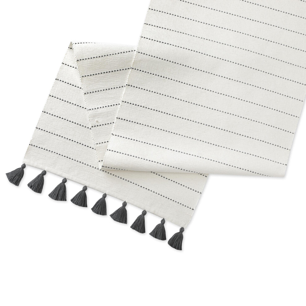 Folkulture Table Runner with Tassels for Home Dining Room Table  Farmhouse Style D?cor for Kitchen  100% Cotton 72 Inches Long Boho Table Runners for-image-OPC-PFPSQ8F-NEW