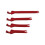 Answer 445370 Youth AR1 Strap Kit Boot, Red 1