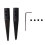 3Pcs/1 Set Polishing Connecting Rod Tapered Spindle Adapter Threaded for Bench Buffer Buffing Wheel 2