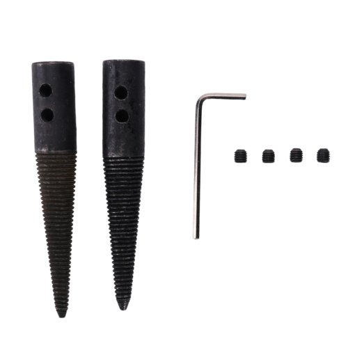 3Pcs/1 Set Polishing Connecting Rod Tapered Spindle Adapter Threaded for Bench Buffer Buffing Wheel