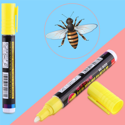 Κιτ σήμανσης Queen Bee, 2 σωλήνας κλουβιού με 3 μαρκαδόρο για το εργαλείο Beekeeper