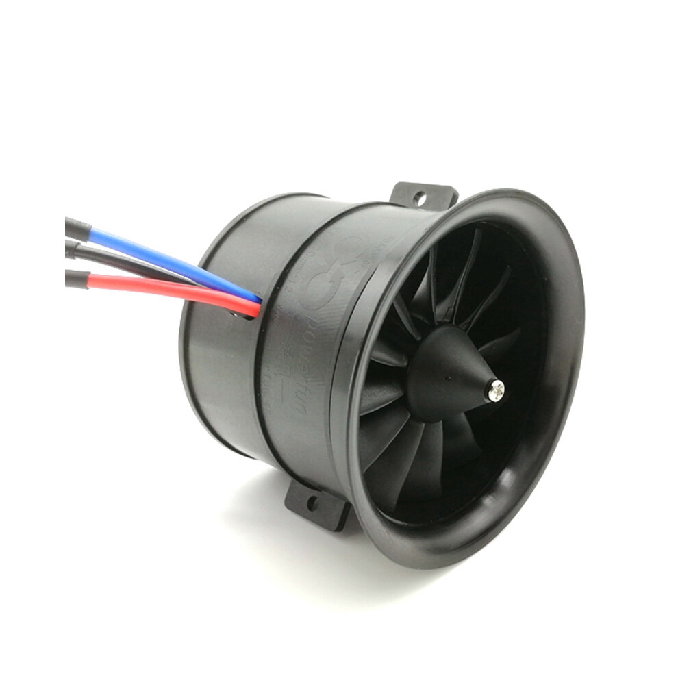 Photos - Other Toys 70mm 12 Blades Ducted Fan EDF Unit with 4S 3400KV Brushless Motor for RC Airplane