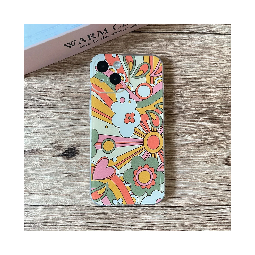 (02, S21 Plus) 70S Retro Groovy Floral Hippie Case For Samsung Ga 931287824747