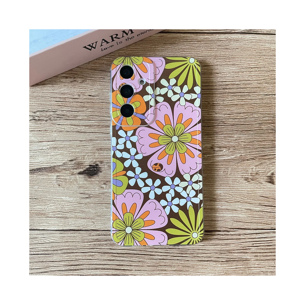 (06, S23) 70S Retro Groovy Floral Hippie Case For Samsung Ga 931287825188