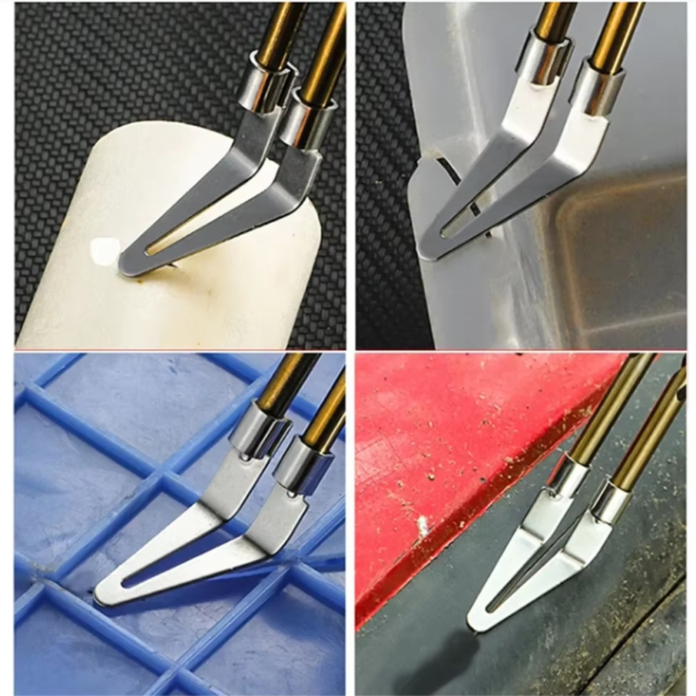 10Pcs Smooth Heads For Plastic Welding Tool 45 Degree Elbow Smoothing Tips Soldering Repair 4851672729203