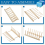 Stained Glass Organizer Tools Sheets Storage Holder Rack for 4