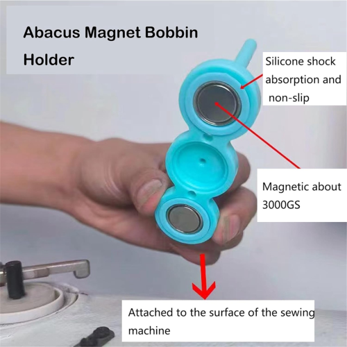 Magnetic Bobbin Holder, Thread and Organizer for Machine Sewing Adsorption Storage A 2