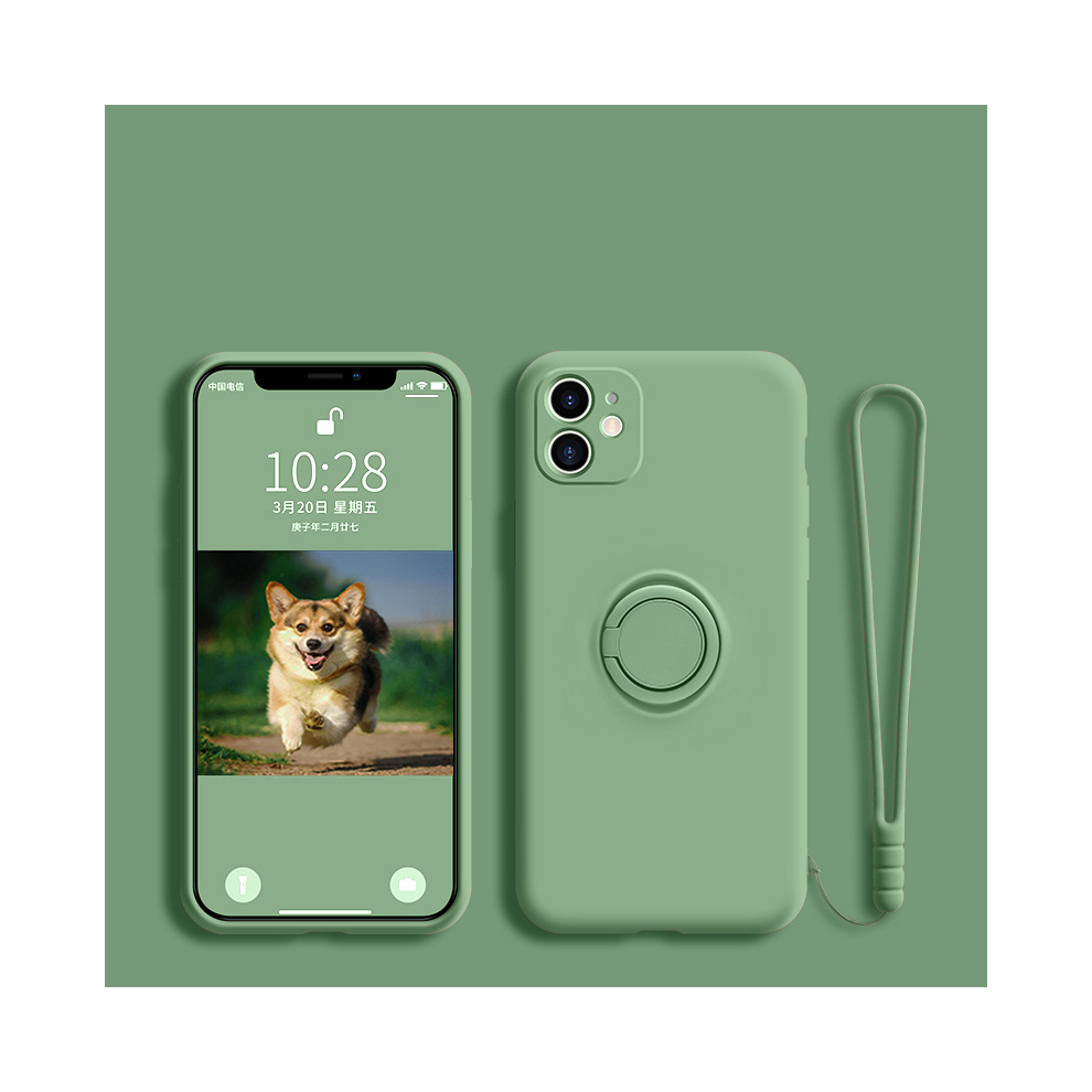 (, For Galaxy S20) Ring Holder Magnetic Case For Samsung Galaxy S21 S Green 931287837020