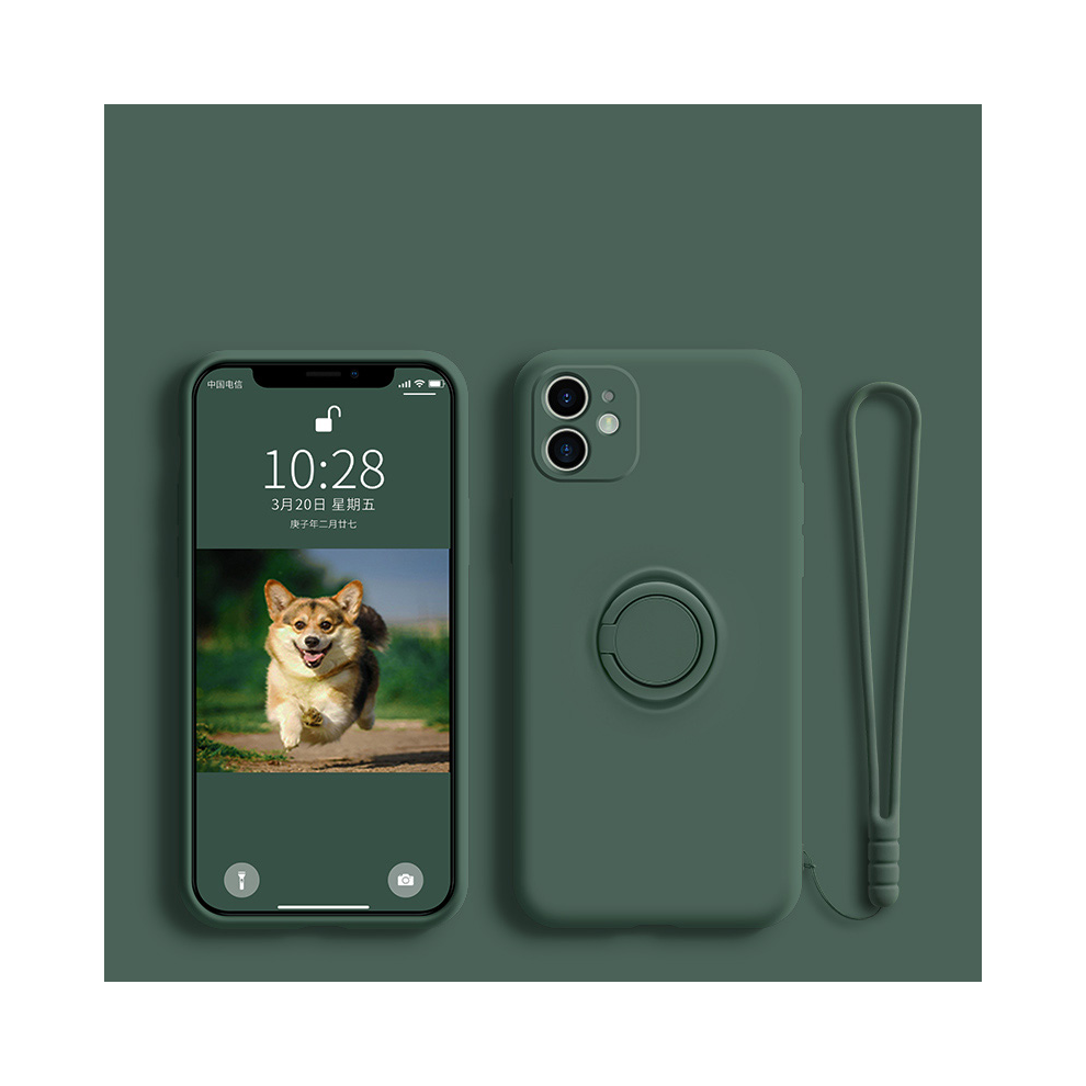 (Dark For Galaxy S20 Ultra) Ring Holder Magnetic Case For Samsung Galaxy S21 S Green 931287837105