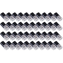 40PCS dubbele draad push-in connector met vergrendelingsgesp, laagspanningsdraadconnectoren, geen draadstrippen vereist