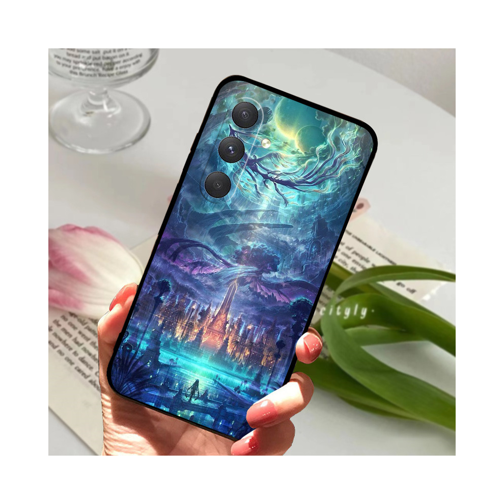 (17, For Samsung A54 5G) For Samsung A54 5G Case Protective Cartoon S Black 931287862800