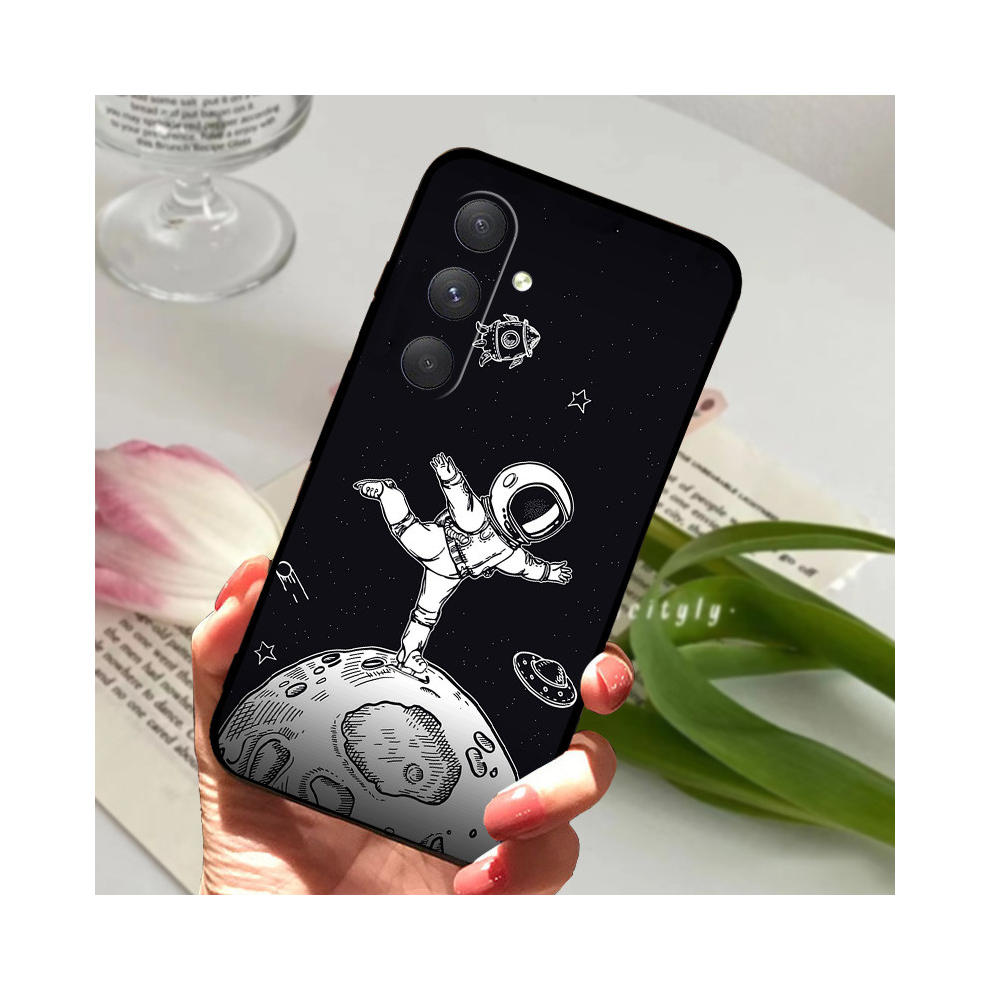 (35, For Samsung A54 5G) For Samsung A54 5G Case Protective Cartoon S Black 931287862947