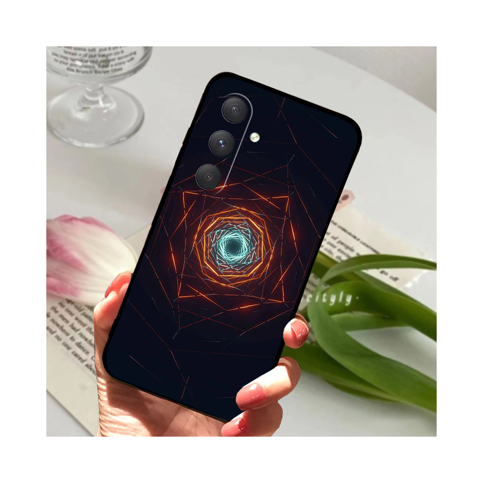 (58, For Samsung A54 5G) For Samsung A54 5G Case Protective Cartoon S Black 931287863159