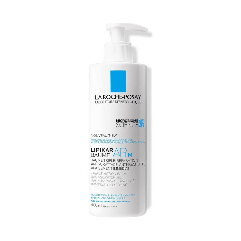 Lipikar Balm Apbiome 400ml -Skincare Comfort Gentle Moisturizer Nourishing Probiotic