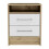 Eter Nightstand -Bedroom -White / Light Oak 2