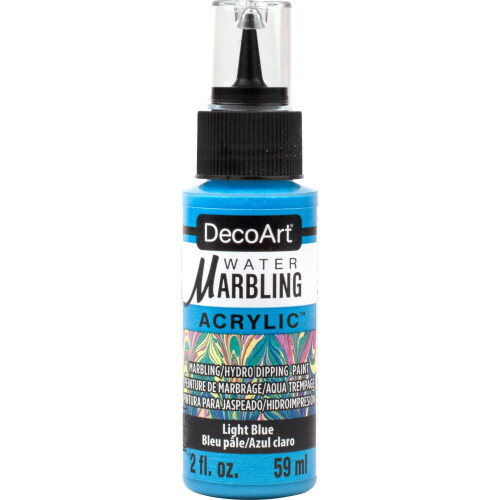 DecoArt Light Blue Water MARBLING Paint