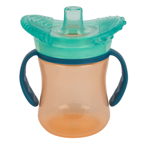The First Years SenseAbles Teethe-Around Sensorisk Träningsmugg, 7 oz, Orange 1