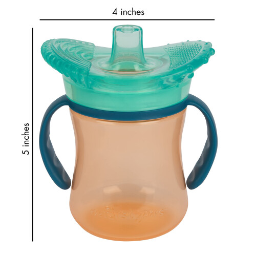 The First Years SenseAbles Teethe-Around Sensorisk Träningsmugg, 7 oz, Orange 2