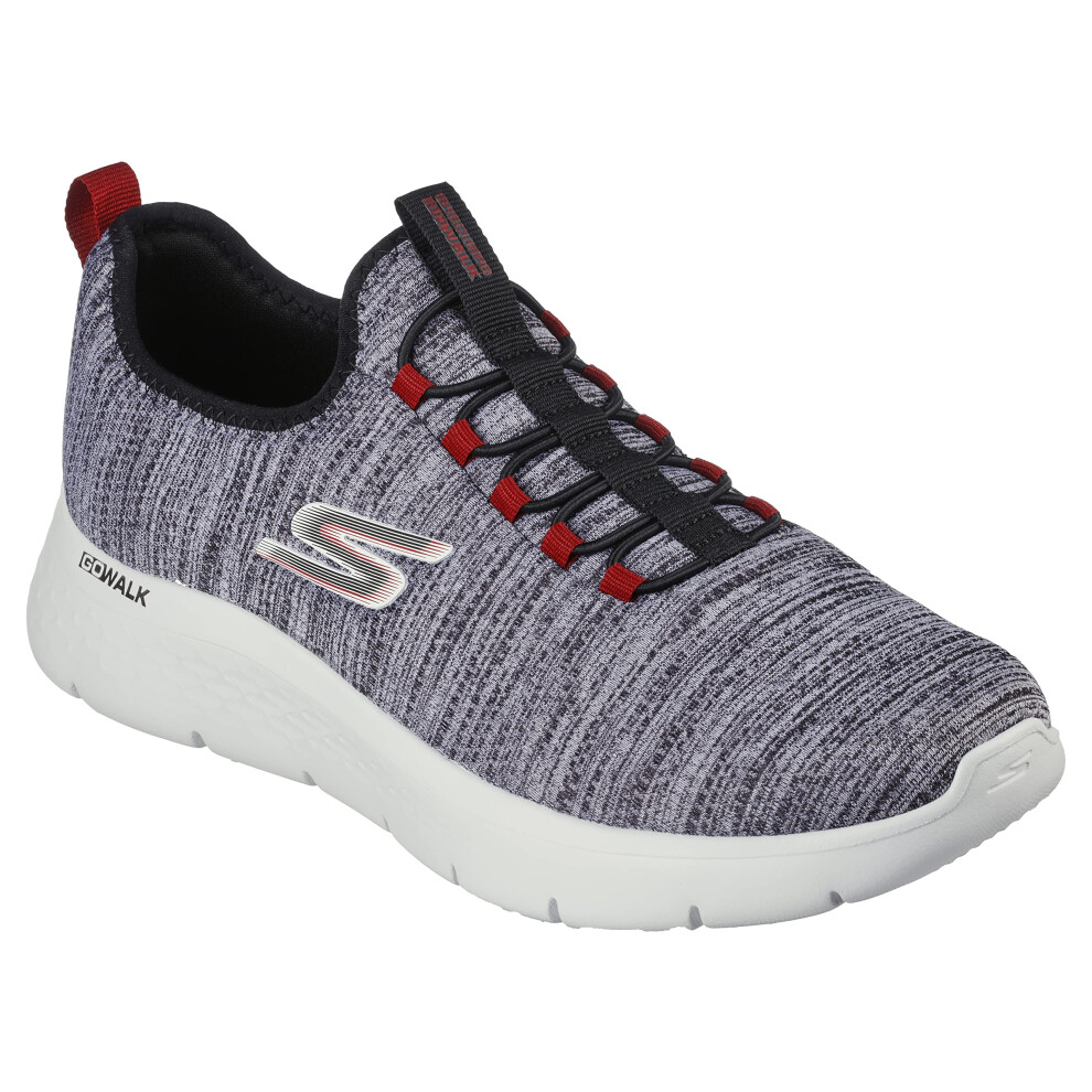 Skechers Mens gowalk Flex-Athletic Slip-On casual Walking Shoes with Air cooled Foam Sneakers  WhiteBlack 2  13