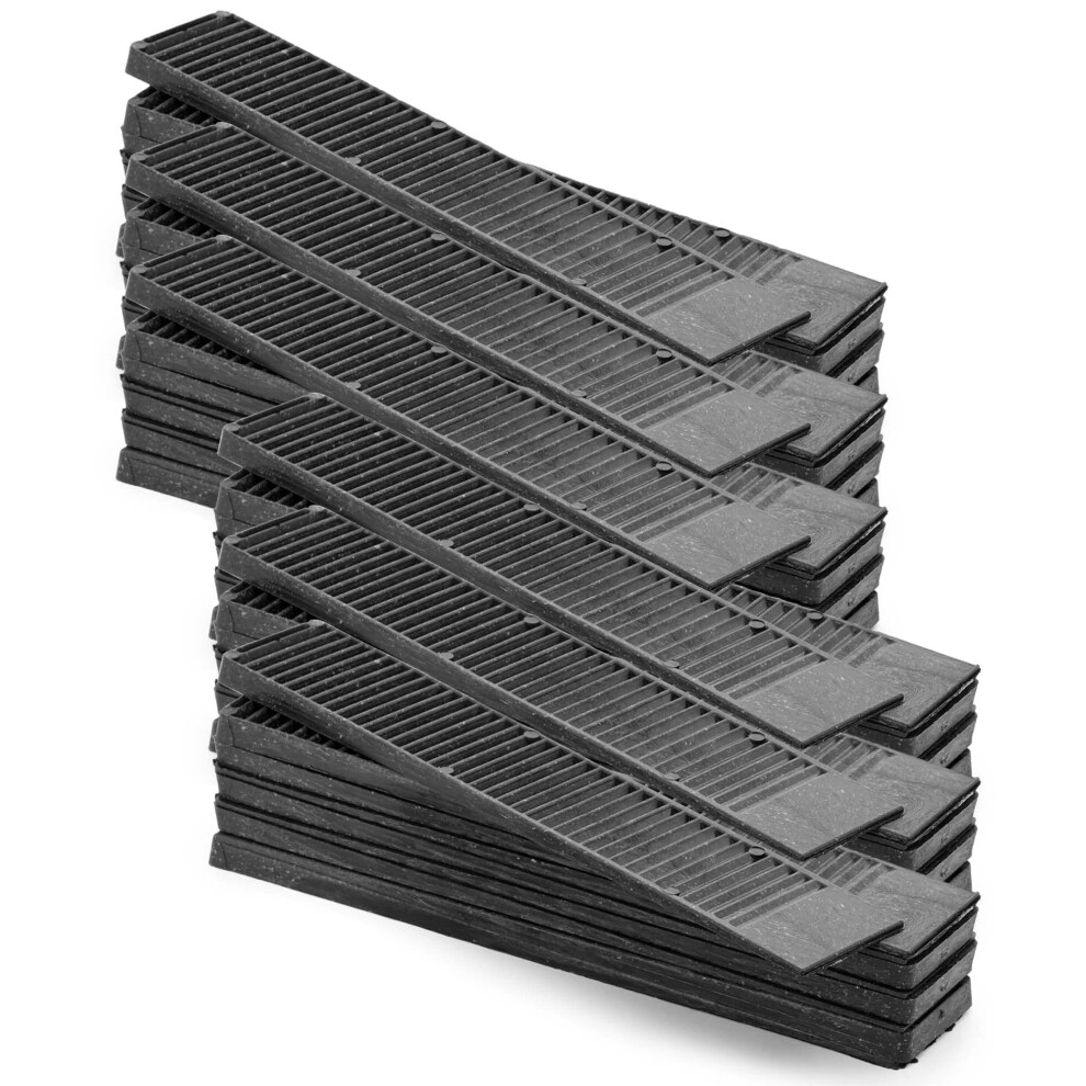 Composite Shims 36 Pack - Hard Composite Shims For Home Improvement - Never Rot Shims For Leveling - Restaurant Table Shims - Table Wedges - Toilet Sh 817496029121
