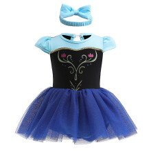 Dresy Daisy Bebelu? Prin?esa Costume Romper Costume Onesie Rochie Corp cu banda de cap de Halloween Party Birthday Party Fancy Dimensiune 12-18 l
