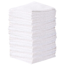 Towel and Linen Mart 100% cotone - Set di salviette - Confezione da 24 salviette in flanella per il viso, altamente assorbenti e morbide al tatto
