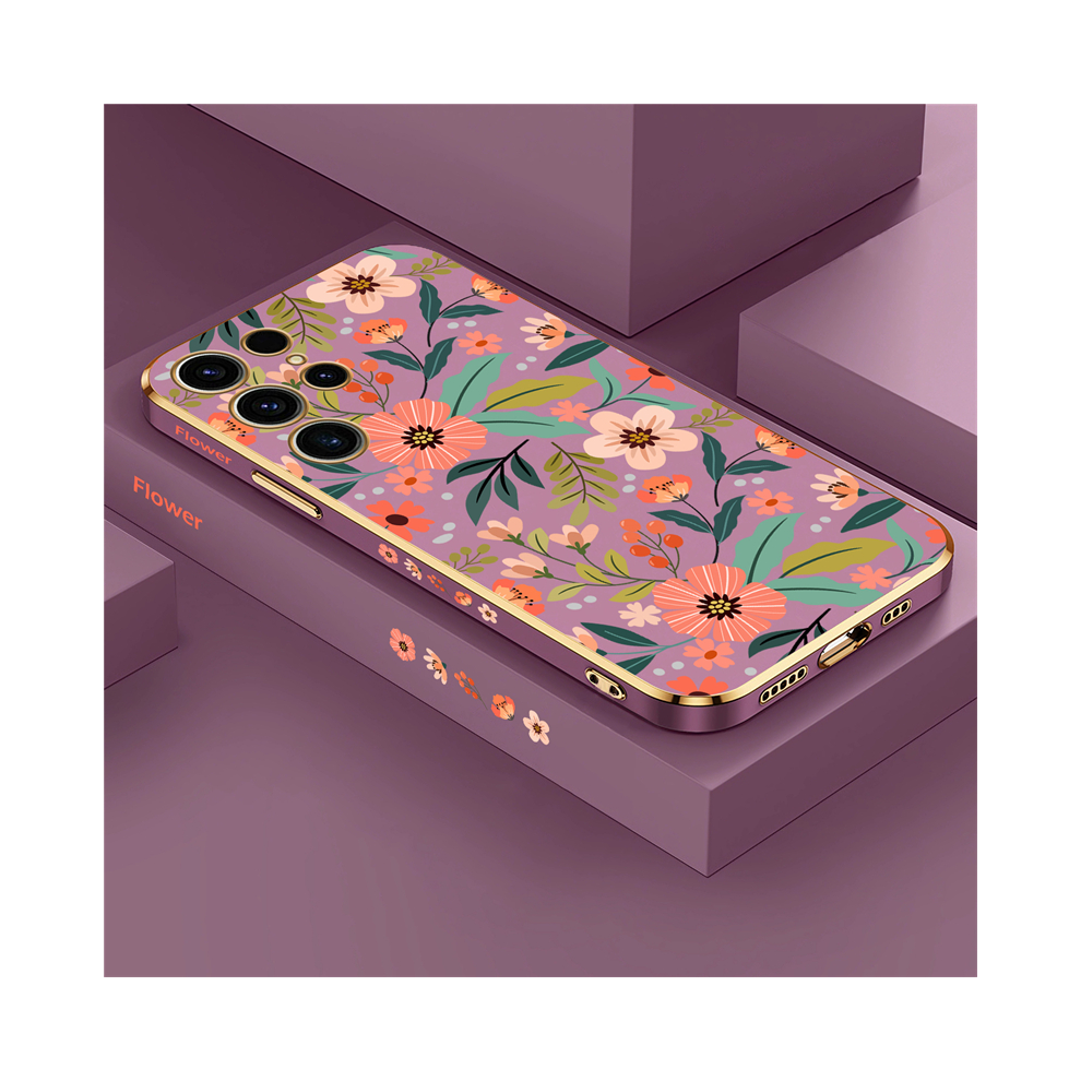 (-173, Note 8) Flower Case For Samsung Galaxy S23 Ultra S22 S21 P Purple 931287887650