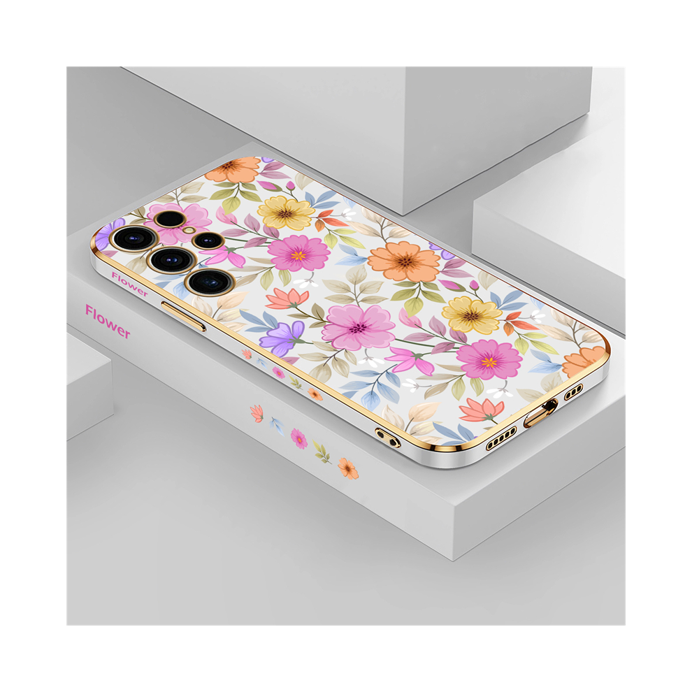(-172, Note 8) Flower Case For Samsung Galaxy S23 Ultra S22 S21 P White 931287888046